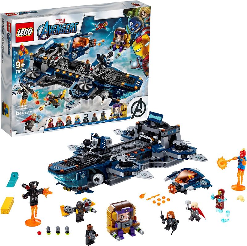 Photo 1 of LEGO Marvel Avengers Helicarrier 76153 Fun Brick Building Toy with Marvel Avengers Action Minifigures, Great Gift for Kids Who Love Airplanes and Supe