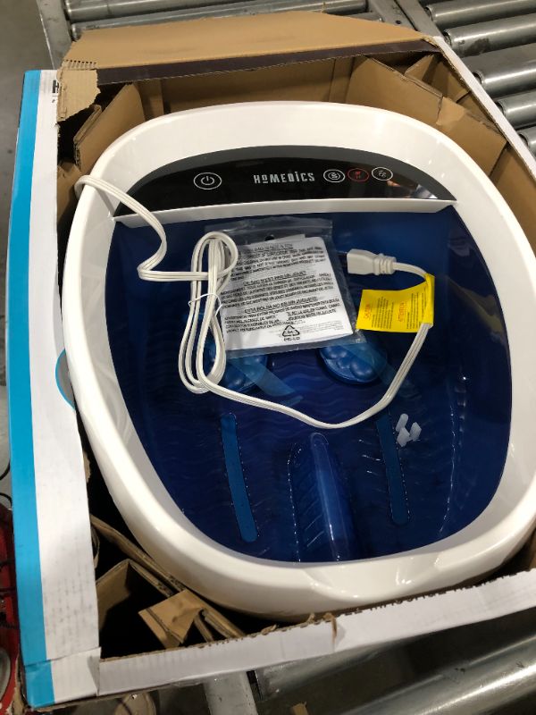 Photo 1 of FKA Distributing Homedics Shiatsu Footbath W/ Heat Boost in White