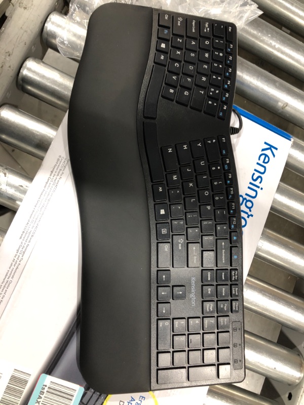 Photo 2 of Kensington Pro Fit Ergonomic Wired Keyboard- Black (K75400US)
