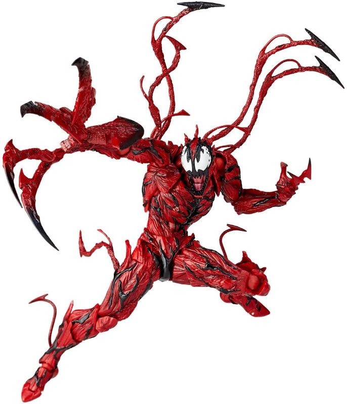 Photo 1 of Red Carnage Venom & Black Venom Revoltech Action Figure PVC 