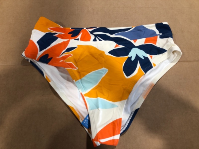 Photo 2 of Desiree Tropical High Waisted Plus Size Bikini Bottom-  1X
