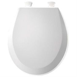 Photo 1 of Bemis 500EC Lift-Off Wood Round Toilet Seat