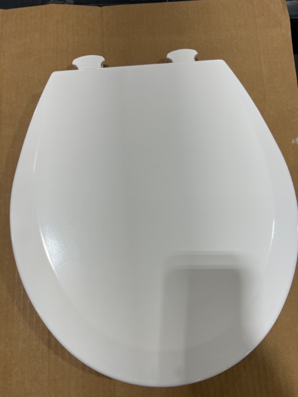 Photo 2 of Bemis 500EC Lift-Off Wood Round Toilet Seat