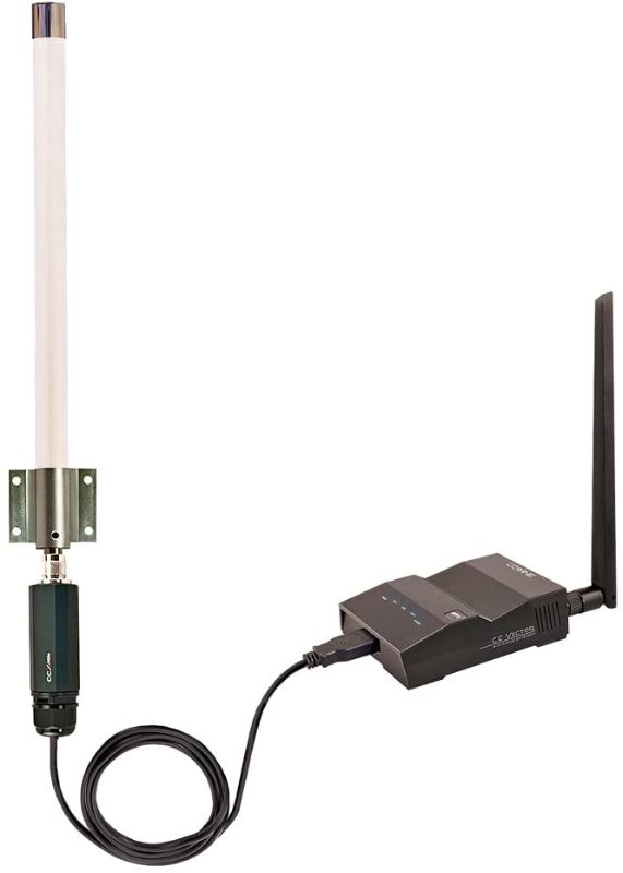 Photo 1 of C. Crane CC Vector RV Long Range WiFi Repeater System 2.4 GHz- Extends Distant WiFi to All Devices in Your RV, Boat or Big Rig. OPEN BOX. POSSIBLE PRIOR USE. 
