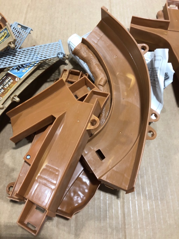 Photo 1 of DISNEY PIXAR CARS THUNDER HALLOW CRISS-CROSS TRACK SET. MISSING PIECES. PRIOR USE.