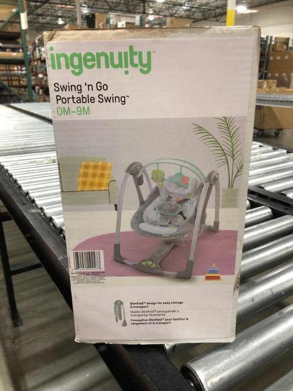 Photo 3 of Ingenuity Swing 'n Go Portable Baby Swing - Hugs & Hoots - with Battery-Saving Technology
SEALED NEW.