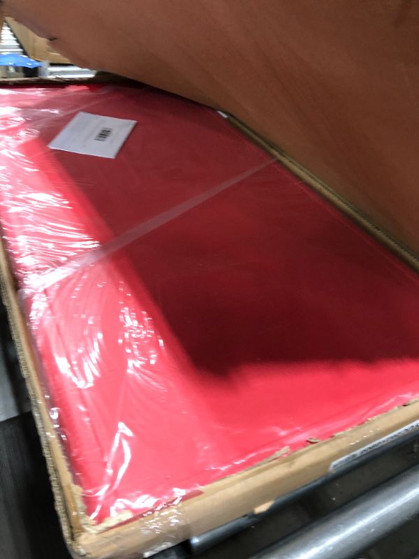 Photo 2 of (PARTS ONLY!!!!!)Flash Furniture 24''W x 48''L Rectangular Red Plastic Height Adjustable Activity Table