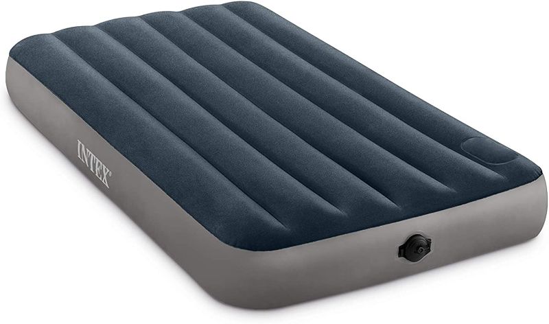 Photo 1 of Intex Dura-Beam Standard Series Single-High Airbed with Two-Step Pump, Twin
