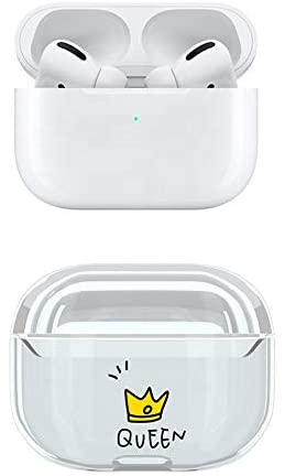 Photo 1 of AirPods Pro Clear Case, Apple AirPods 3 Wireless Charging Case Headphones EarPods, Queen
