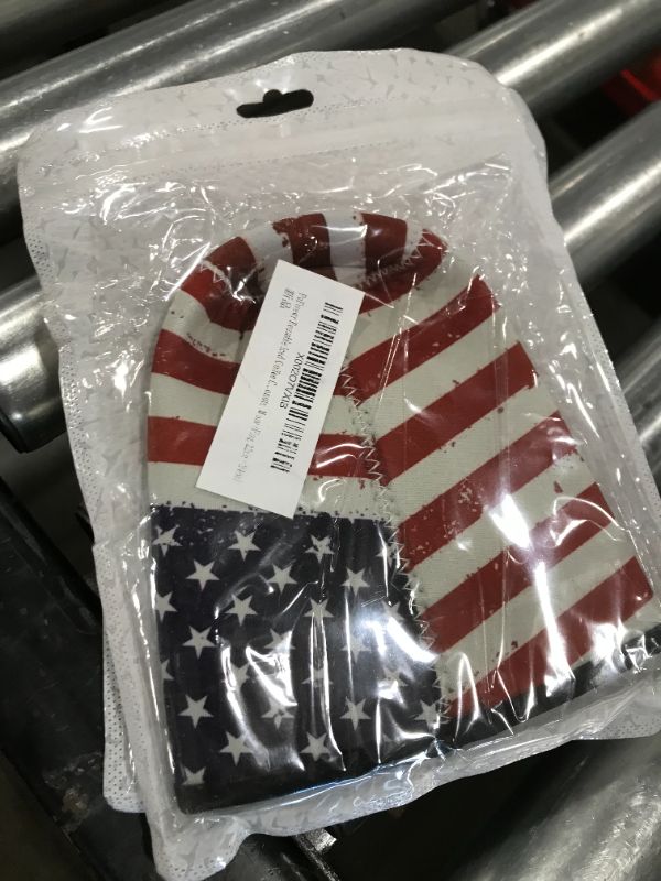 Photo 1 of 2 PACK Reusable Kitchen Mittens American Flag 