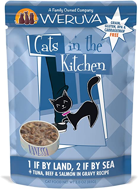 Photo 1 of Weruva Cats in the Kitchen Grain-Free Natural Wet Cat Food Pouches
