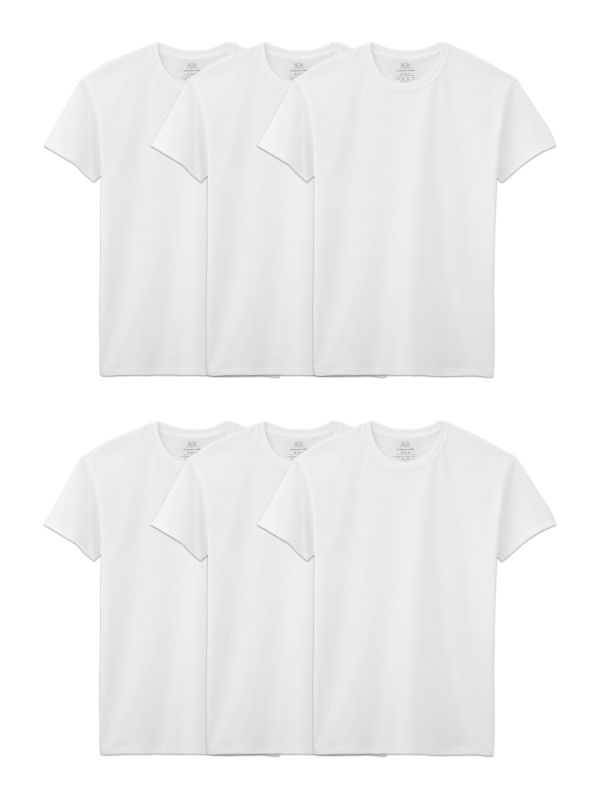 Photo 1 of Fruit of the Loom Men's Crew Neck Tee(Pack of 6) (3XL)
