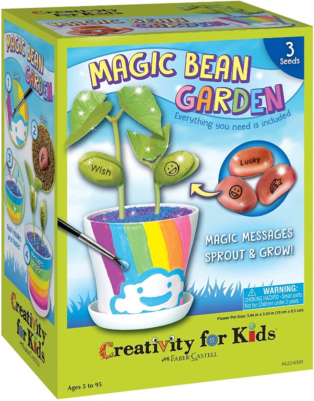 Photo 1 of Creativity for Kids Magic Bean Garden, Reveal & Grow Magic Messages - Nature & Garden Kit for Kids & Hide & Seek Rock Painting Kit