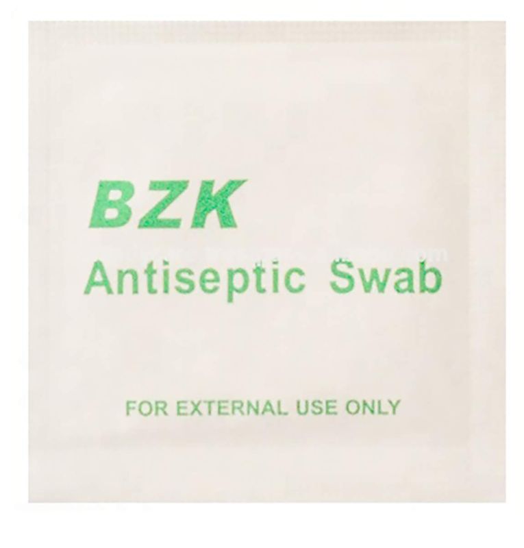 Photo 1 of (2 pack) Pantryware Essentials - PE-BZK-100 Sanitizing Skin Wipe, Individual Packet BZK (Benzalkonium Chloride), Unscented, Pack of 100
