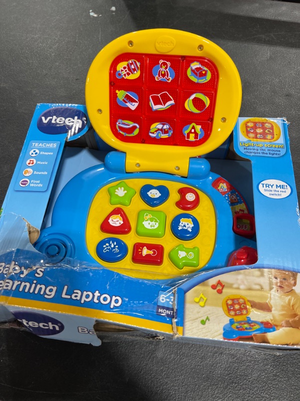 Photo 2 of VTech Baby's Learning Laptop, Blue
