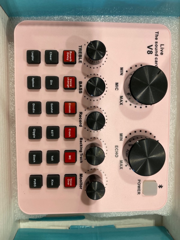 Photo 1 of Live Sound Card,Pink 