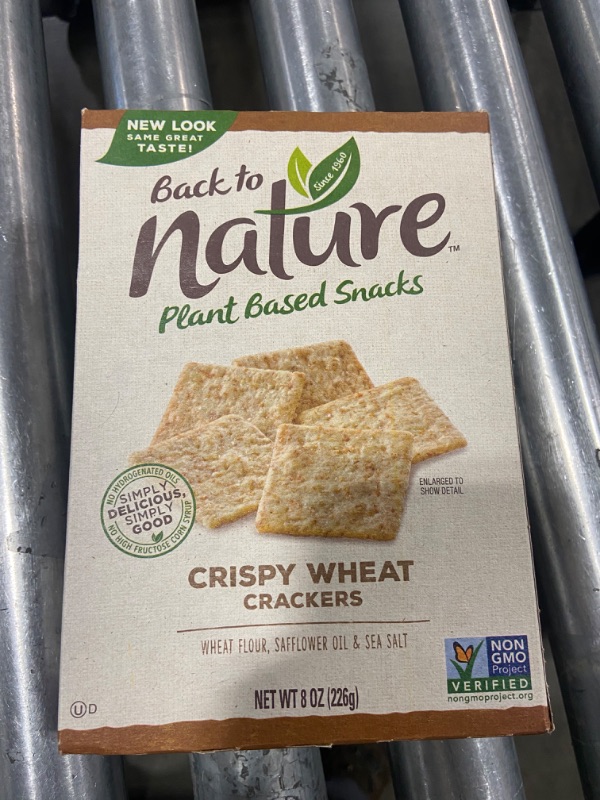 Photo 2 of Back to Nature Crackers, Non-GMO Crispy Wheat, 8 Ounce
BEST BUY 12/28./2021