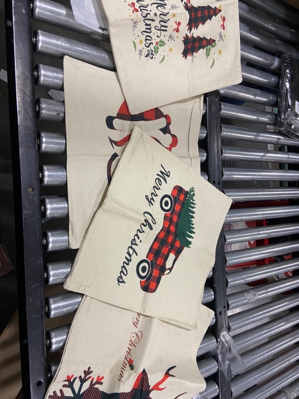 Photo 1 of 'Merry Christmas' Tote Sacks 4pk