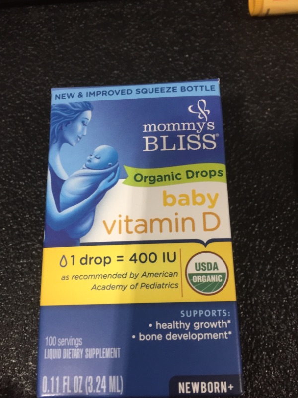 Photo 1 of Organic Baby Vitamin D Drops 100 Servings EXP 02/2023