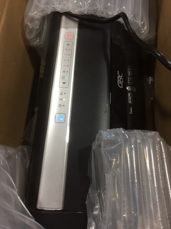 Photo 3 of GBC Thermal Laminator Machine, Fusion 7000L, 12 Inch, 1 Min Warm-Up, 3-10 Mil, with 50 EZUse Laminating Pouches (1703098F) , Black
