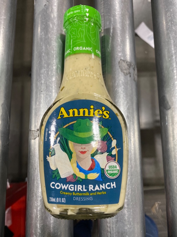 Photo 2 of Annie's Cowgirl Ranch Salad Dressing, Non-GMO, 8 Fl Oz
