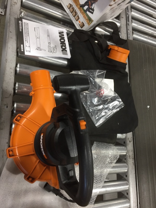 Photo 2 of WORX WG518 12 Amp All-in-One Corded Electric Leaf Blower/Mulcher/Vacuum