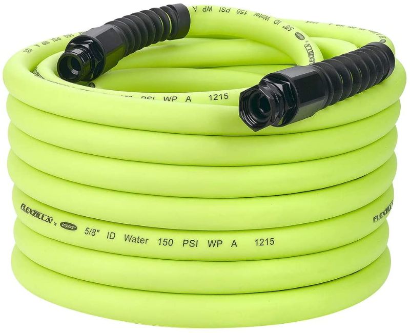 Photo 1 of Flexzilla Pro Water Hose with Reusable Fittings, 5/8 in. x 75 ft., Heavy Duty, Lightweight, Drinking Water Safe - HFZWP575
