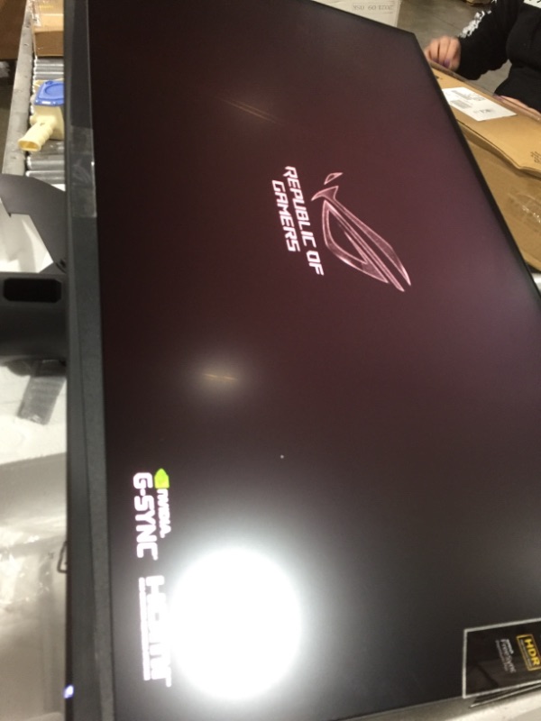 Photo 7 of ASUS ROG Swift PG32UQ 32” 4K HDR 144Hz DSC HDMI 2.1 Gaming Monitor, UHD (3840 x 2160), IPS, 1ms, G-SYNC Compatible, Extreme Low Motion Blur Sync, Eye Care, DisplayPort, USB, DisplayHDR 600
