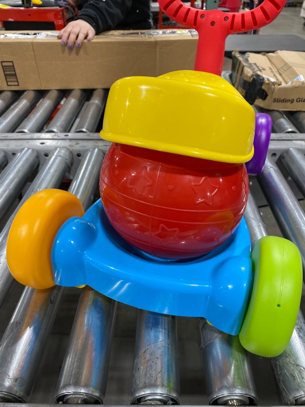 Photo 1 of Playskool Bounce and Ride Active Toy Ride-On for Toddlers 12 Months and Up with Stationary Mode, Music, and Sounds


