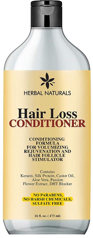 Photo 1 of Herbal Naturals Hair Loss Conditioner Infused with Keratin, - Provides Hair Growth Stimulation, Hair Thickening, Nourishment and adds Volume, For All Hair Types Men and Women 16 fl Oz
