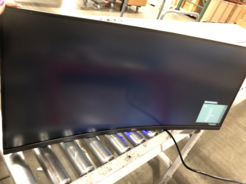 Photo 2 of Dell Curved Gaming Monitor 34 Inch Curved Monitor with 144Hz Refresh Rate, WQHD (3440 x 1440) Display, Black - S3422DWG
