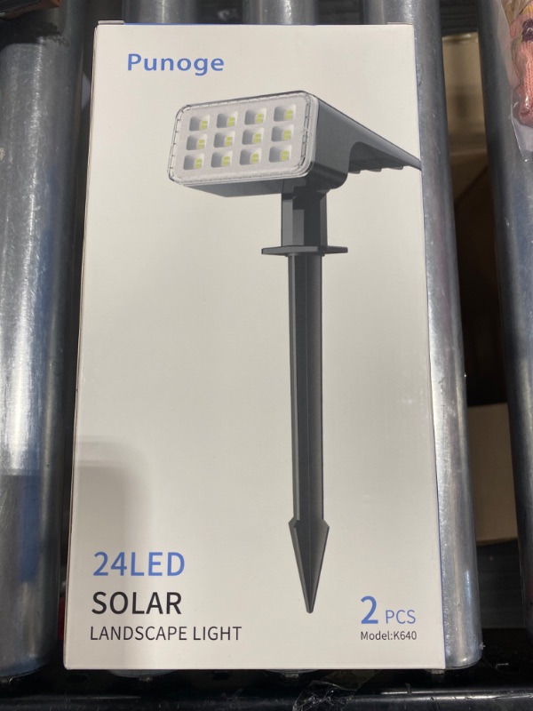 Photo 1 of 24 LED Solar Landscape light 2pcs