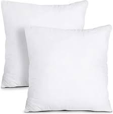 Photo 1 of 18" x 18" white pillow inserts, Pack of two 