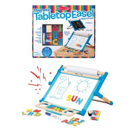 Photo 1 of Melissa & Doug Deluxe Double-Sided Tabletop Easel
