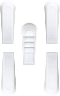 Photo 1 of 5pcs Door Stop Wedges Door Stoppers Door Wedges for Home and Office - White