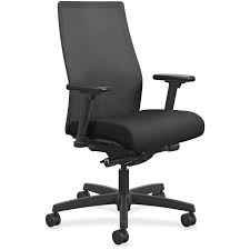 Photo 1 of Ignition 2.0 Mid-Back Adjustable Lumbar Office Chair - HON, FOR PARTS ONLY, MISSING HALF THE CHAIR