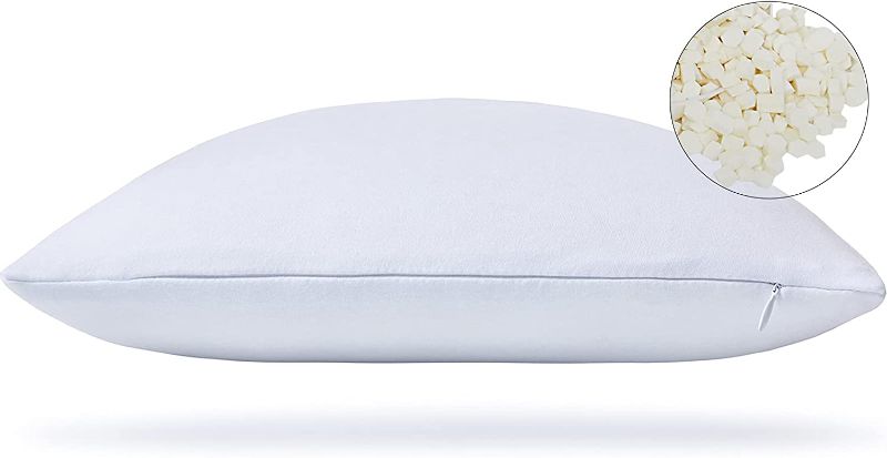 Photo 1 of 100% Talalay Latex Pillow, Extra Soft Latex Pillow for Sleeping (Adjustable), Bed Pillow for Back, Side and Stomach Sleepers, Helps Relieve Shoulder and Neck Pain [Breathability][High Elasticity]
