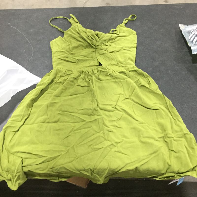 Photo 1 of CUPSHE olive green dress size:M