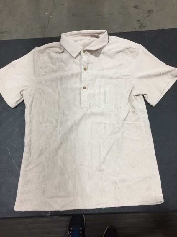 Photo 1 of FINNDI mens tan polo shirt size S