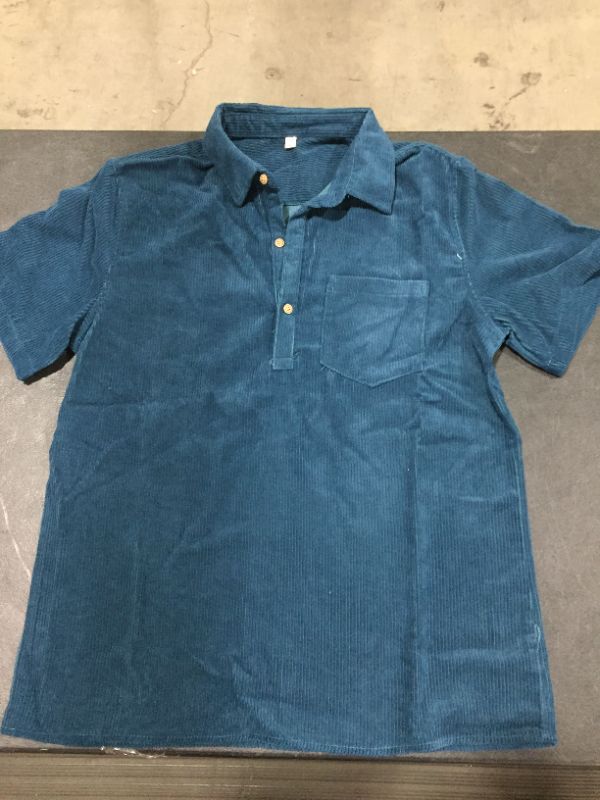 Photo 1 of FINNDI mens teal polo size M