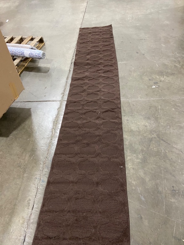 Photo 1 of 142*24in Brown Decorative Rug