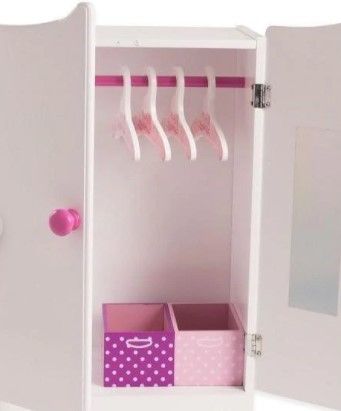 Photo 1 of 7 PIECE DOLL WARDROBE WITH ACCESSORIES FURNITURE PLAYSET