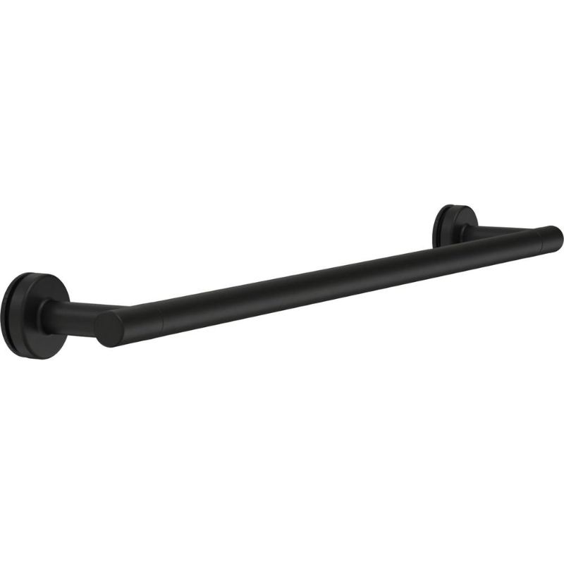 Photo 1 of Delta Lyndall 2.94 in. X 20 in. Sliding Shower Door Handles in Matte Black