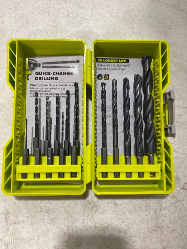 Photo 2 of Black Oxide Hex Shank Drill Bit Set 15 piece 