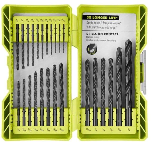Photo 1 of Black Oxide Hex Shank Drill Bit Set 15 piece 