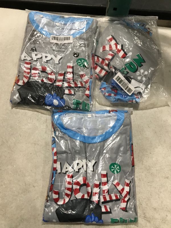 Photo 1 of 3 pack christmas pajamas different sizes 