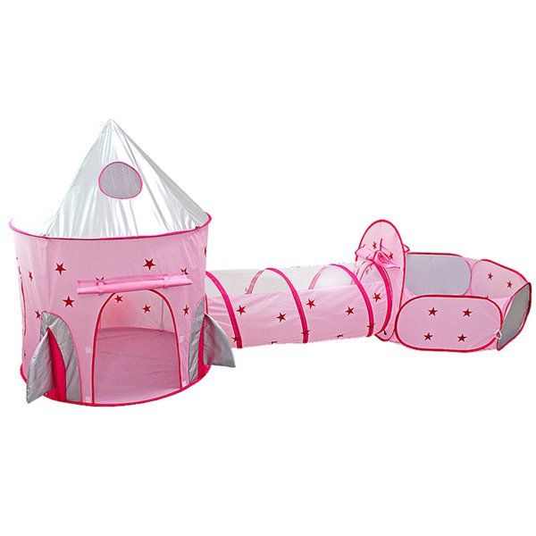 Photo 1 of 3 in 1 rocket ship play tent