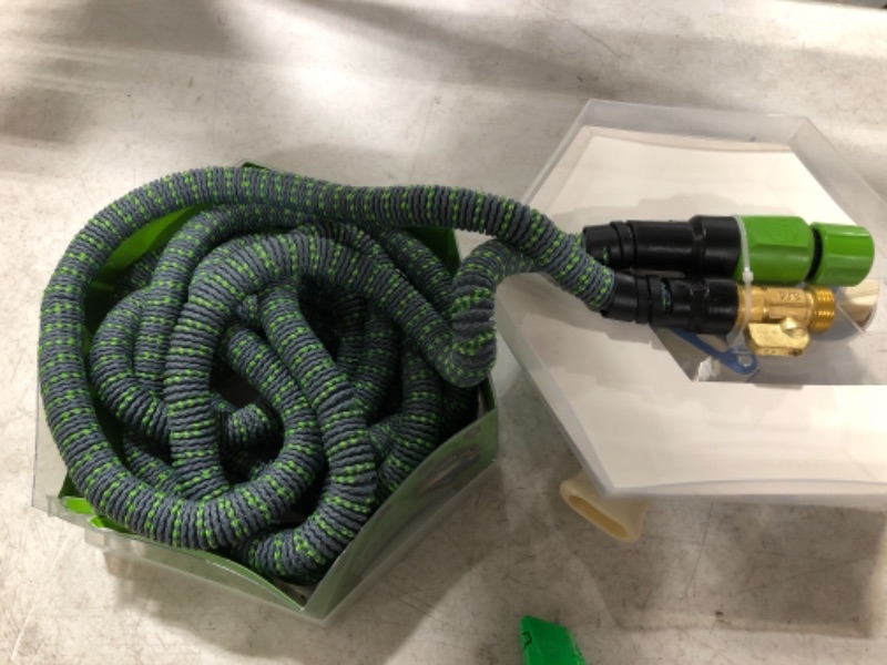 Photo 2 of 5/8 in. Dia. x 50 ft. Burst Proof Expandable Garden Water Hose