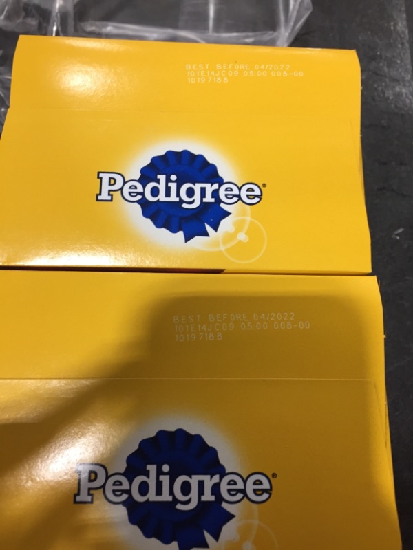 Photo 2 of 2 boxes- (8 Pack) PEDIGREE CHOICE CUTS in Gravy Adult Wet Dog Food Variety Pack, 3.5 oz Pouches ( BEST BY 04/ 22 )
