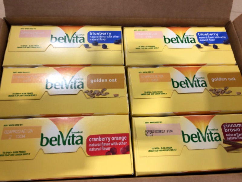 Photo 3 of belVita Breakfast Biscuits Variety Pack- ( BEST BY 02/22 )
